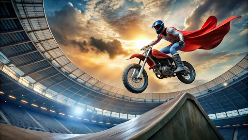 Super Hero Bike Mega Ramp Super Hero Bike Mega Ramp